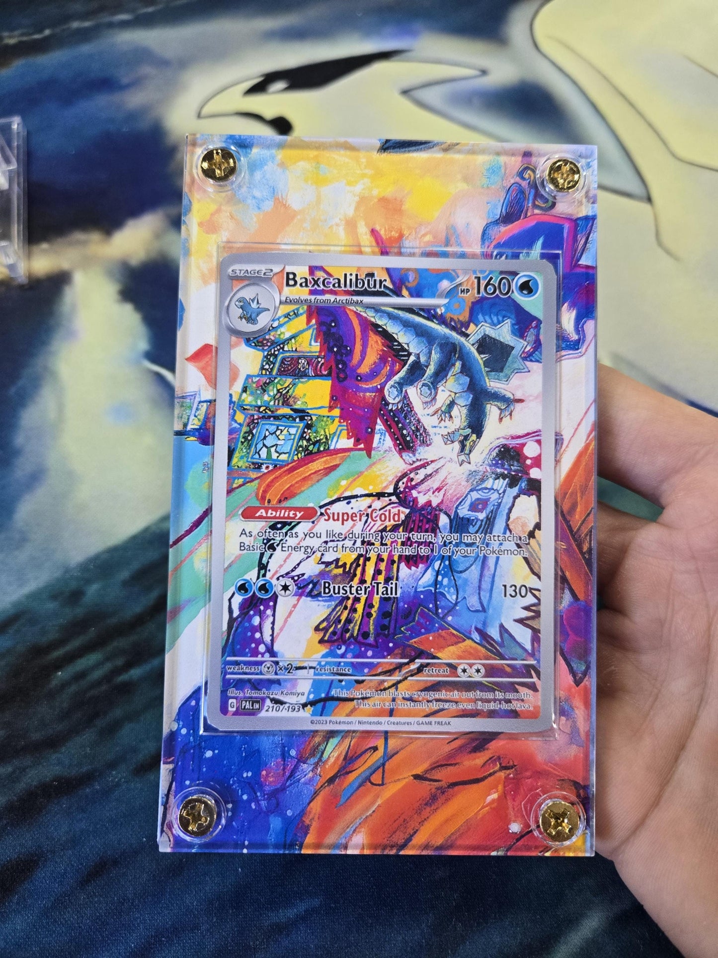 Pokemon Baxcalibur 210/193 Paldea Evolved Extended Artwork Case