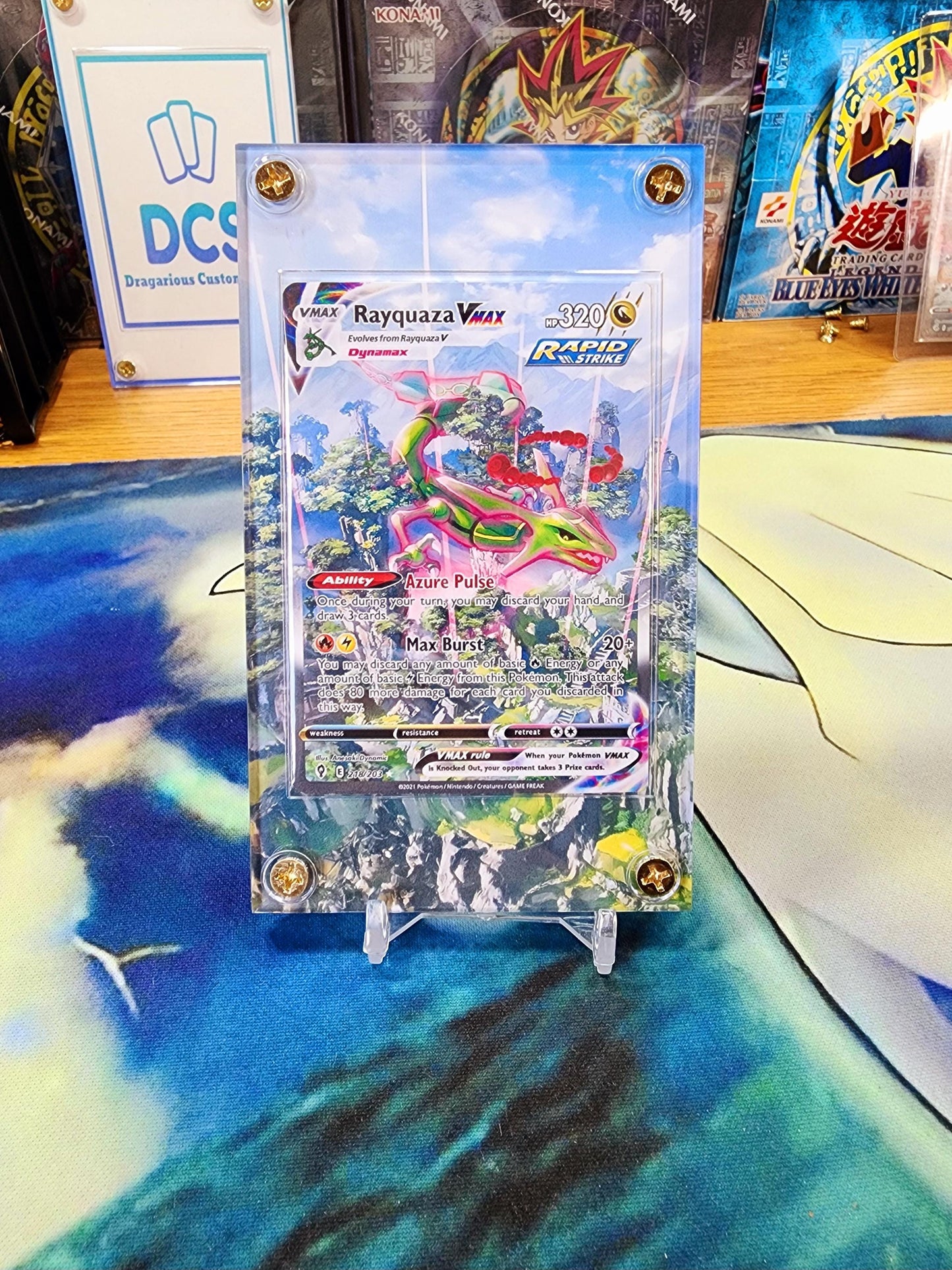 Pokemon Rayquaza Vmax Alt Art 218 Custom Case Extended Artwork
