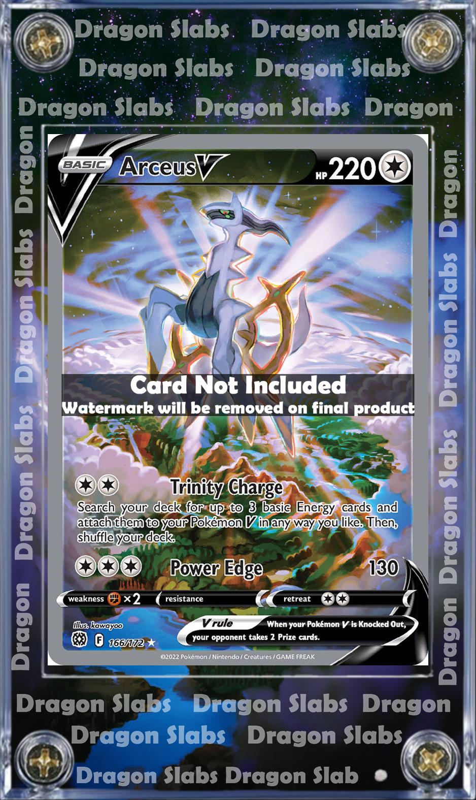 Pokemon Arceus V 166 Astral Radiance Alt Art Display Case Extended Artwork