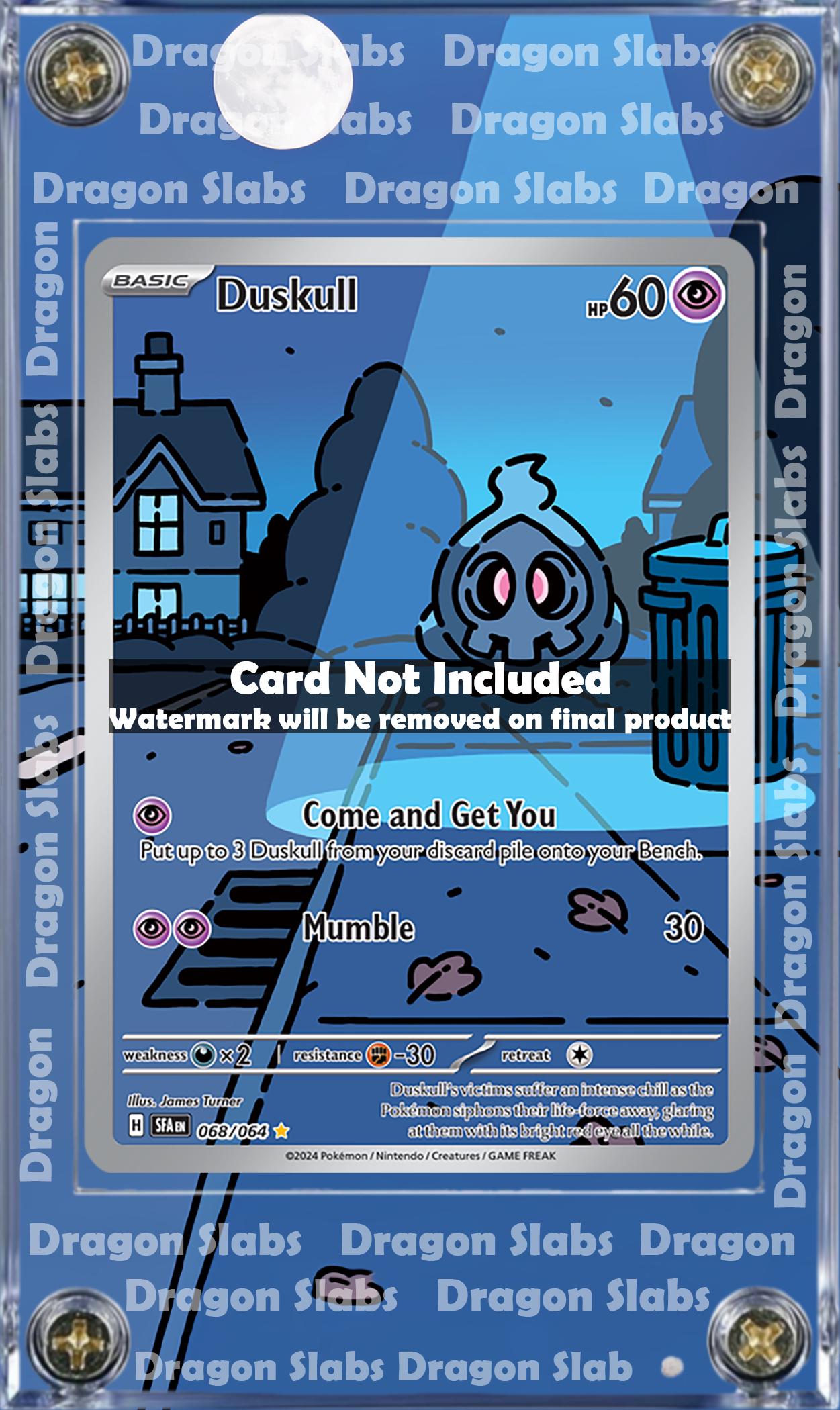 X3 Pokemon Duskull Dusclops Dusknoir IR 068,069,070 Shrouded Fable Custom Cases Extended Artwork