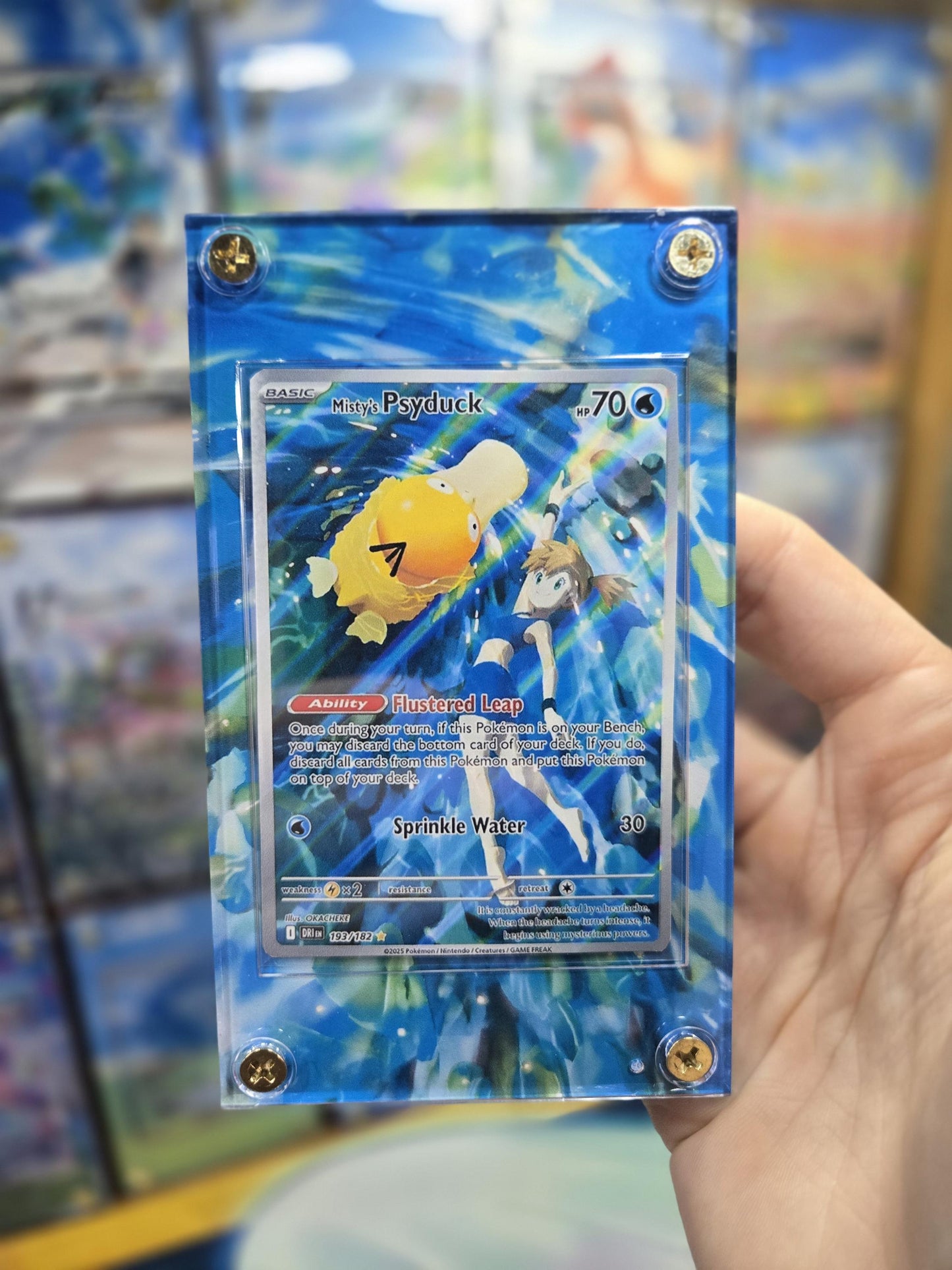 x2 Pokemon Misty's Psyduck Mistys Lapras 193 194 Destined Rivals Extended Art Cases