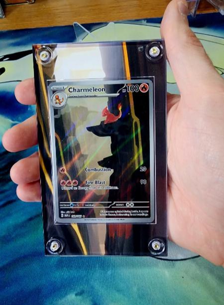 Pokemon 151 Charmeleon IR 169 Custom Display Case Extended Artwork