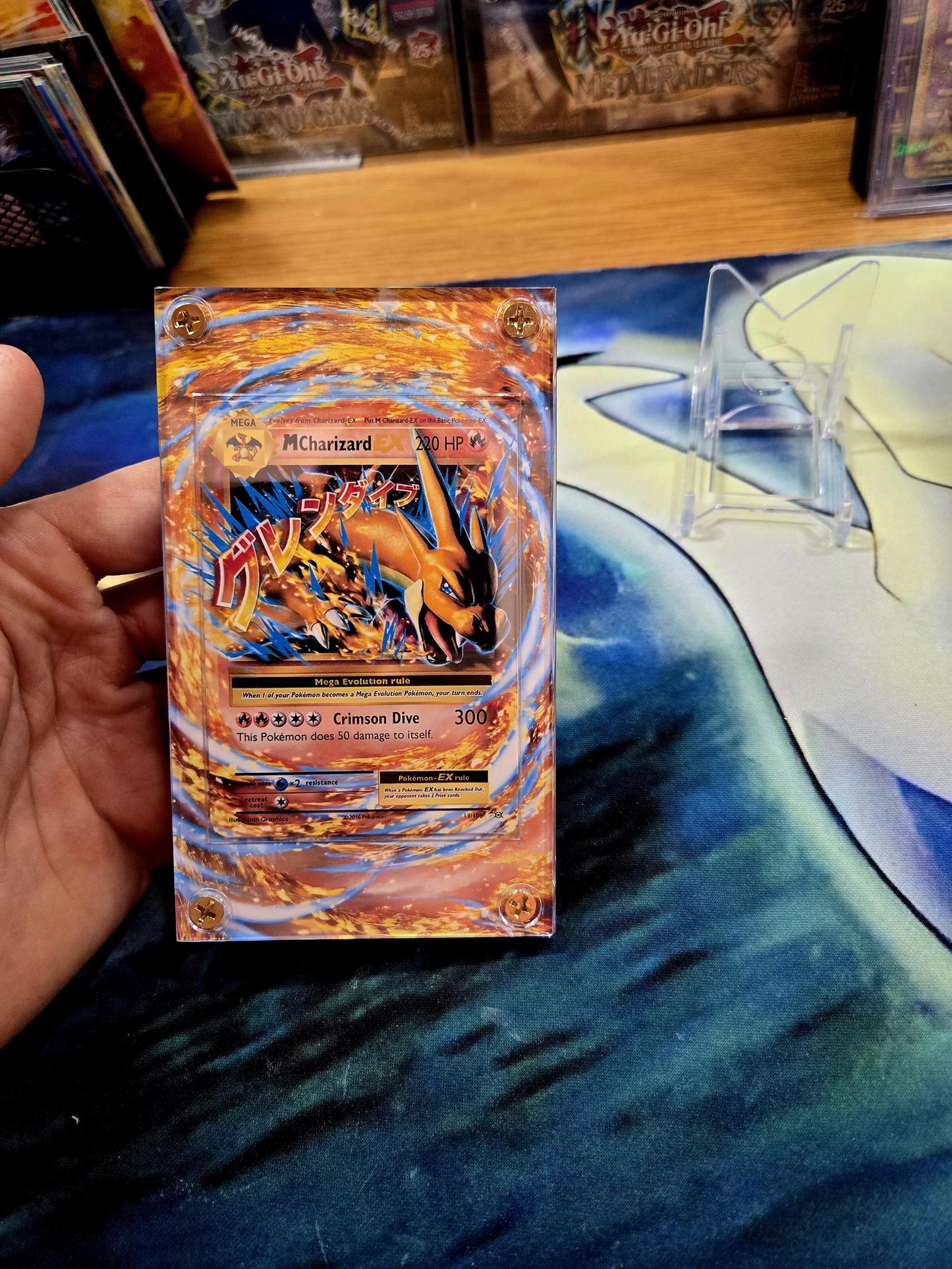 Pokemon M Charizard Ex Evolutions 13/108 Custom Case Extended Artwork