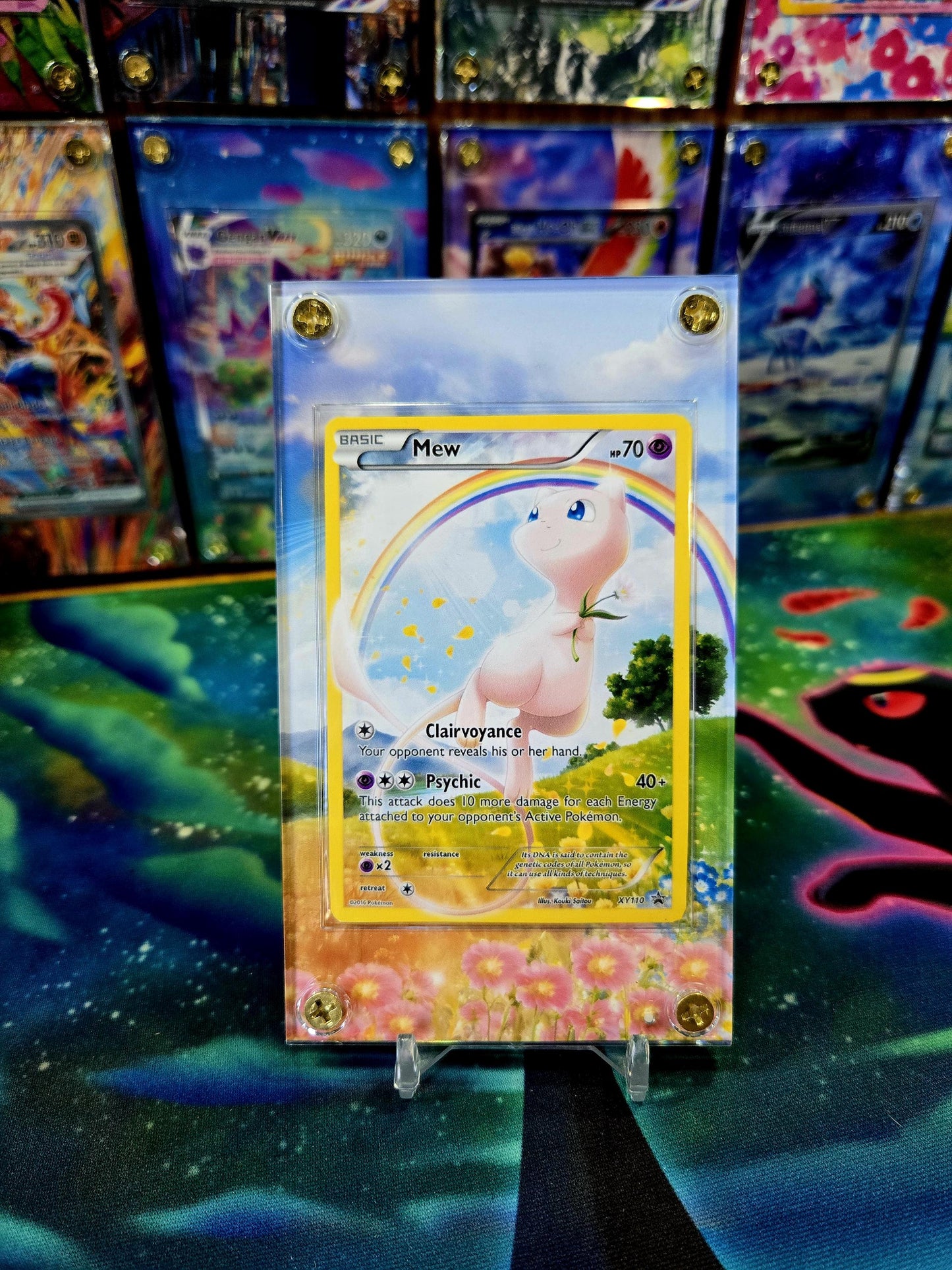 Pokemon Mew XY 110 Promo Extended Art Case