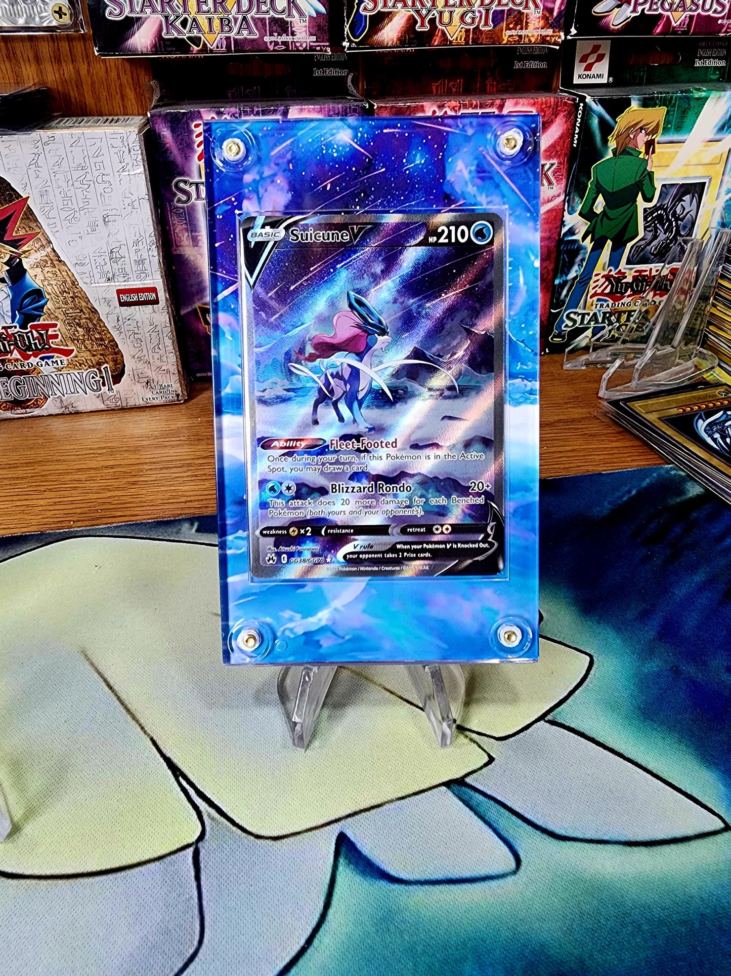 Pokemon Suicune V GG38 Crown Zenith Extended Artwork Case