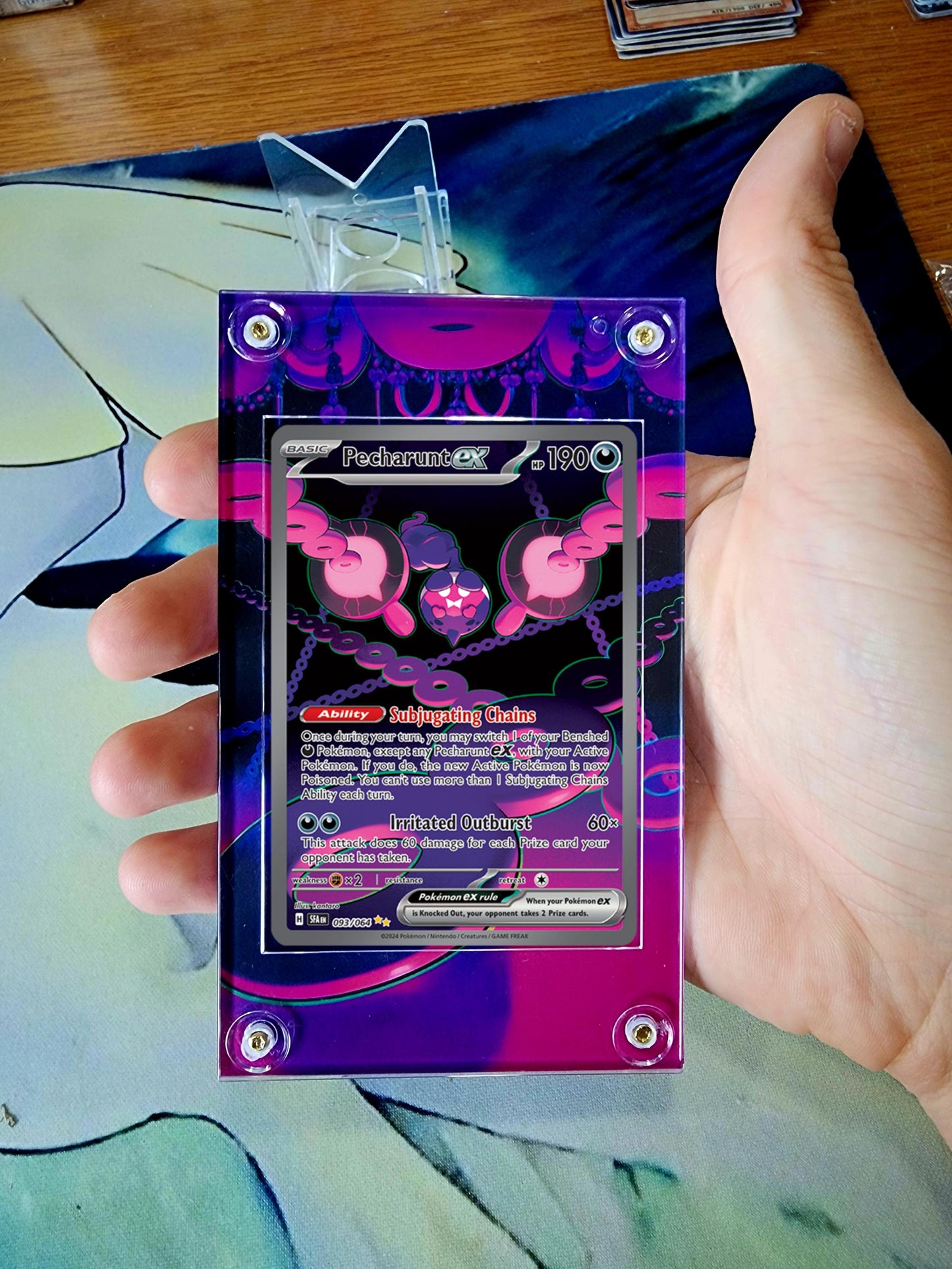 Pokemon Pecharunt EX 093/064 Shrouded Fable Extended Artwork Case