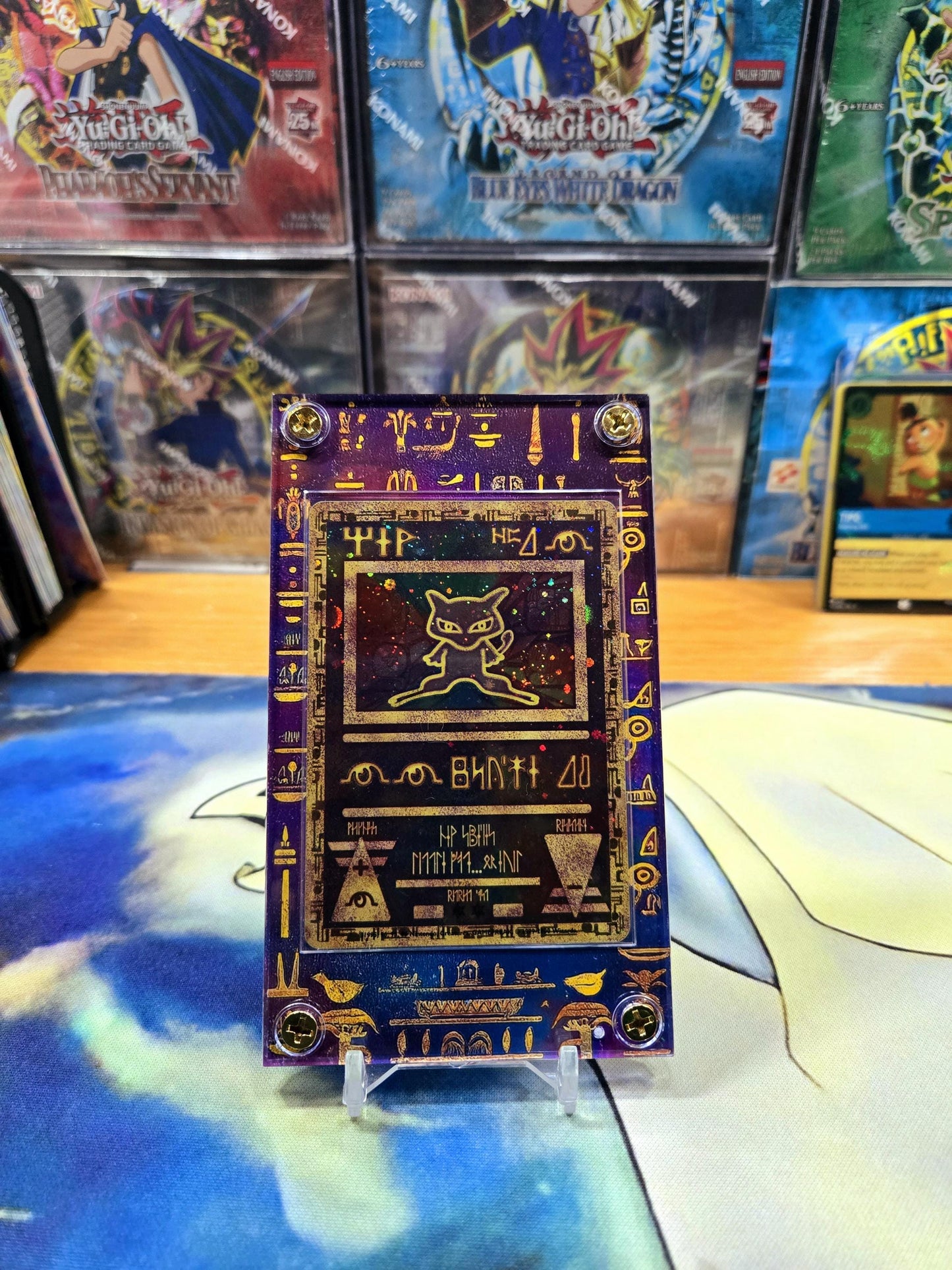 Ancient Mew Promo Custom Display Case from Pokemon Movie 2000 Extended Artwork