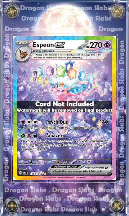 Pokemon Espeon EX SIR 155/131 Prismatic Evolutions Custom Case