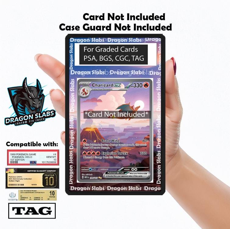 Charizard EX 199 SIR Pokemon 151 Psa Bgs Cgc Tag Extended Artwork Pokemon TCG