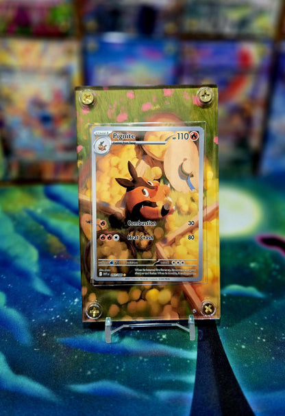 Pokemon Pignite IR 097/086 White Flare Extended Art Case