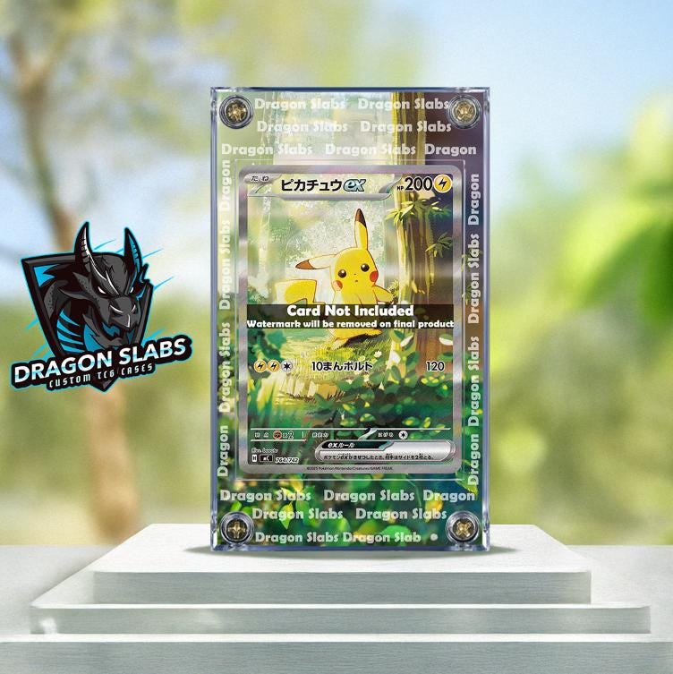 Pokemon Pikachu EX Start Deck 100 764/742 Extended Artwork Case