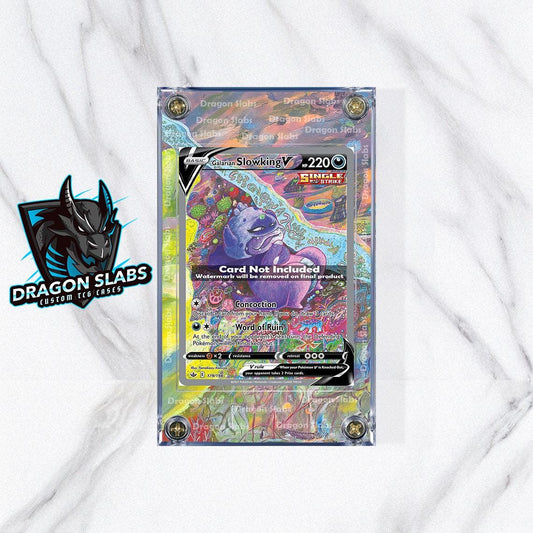 Pokemon Galarian Slowking V 179 Chilling Reign Alt Art Extended Artwork Case