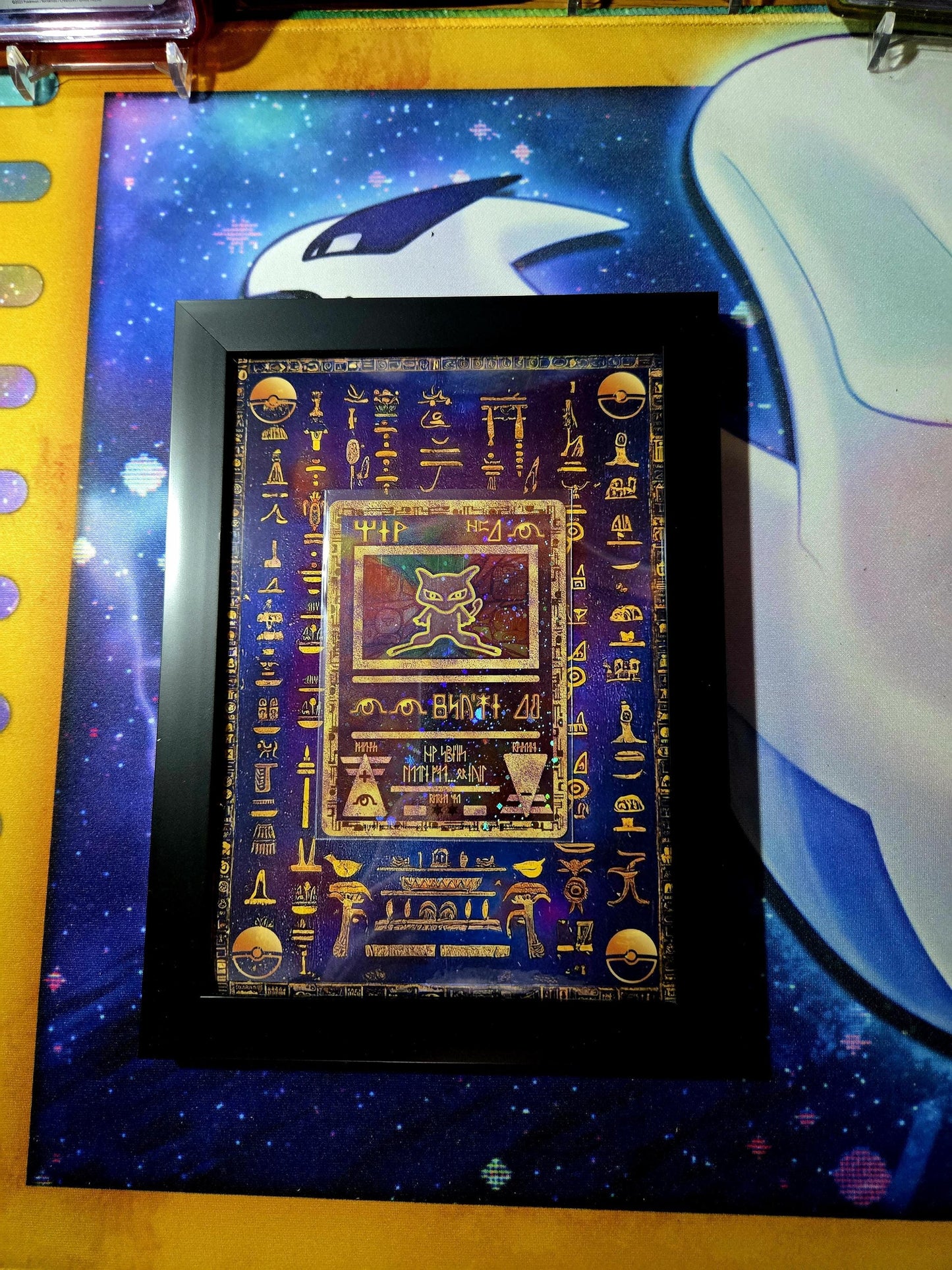 Ancient Mew Promo Pokemon Extended Art Frame 5x7 Frame