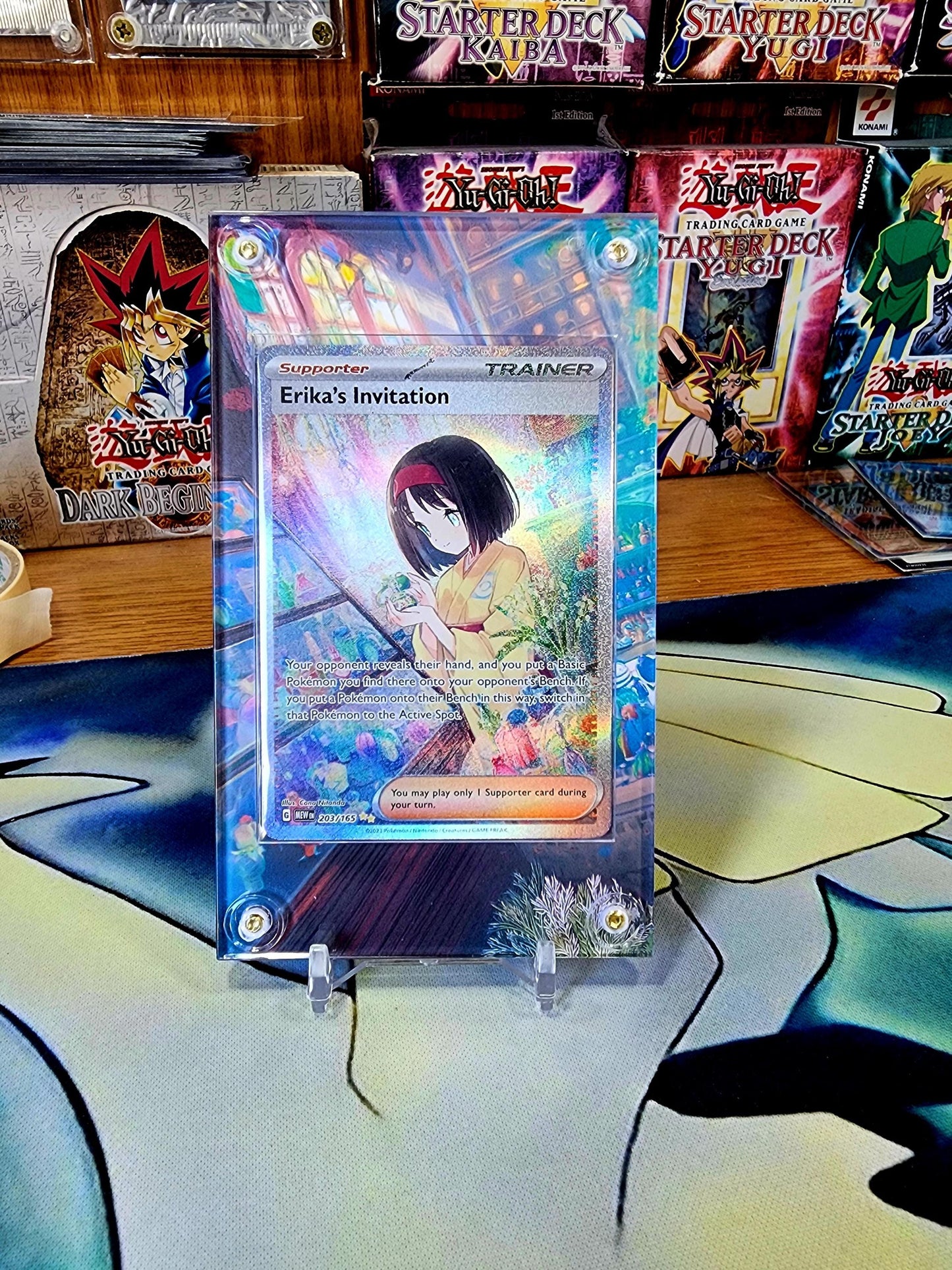 Pokemon 151 Erika's Invitation 203/165 Custom Extended Artwork Case