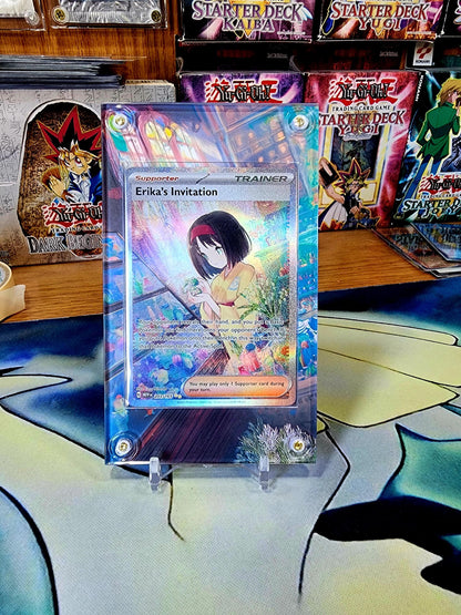 Pokemon 151 Erika's Invitation 203/165 Custom Extended Artwork Case