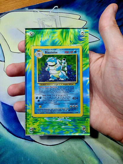 Pokemon Blastoise Base Set Extended Artwork Case