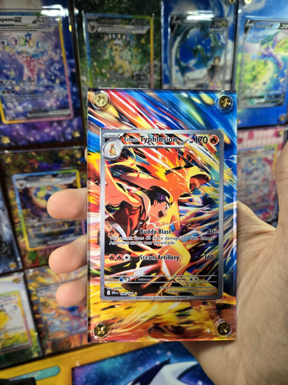 Pokemon Ethan's Ho-Oh ex 230/182 & Ethan's Typhlosion 190/182SIR Destined Rivals Extended Art Cases