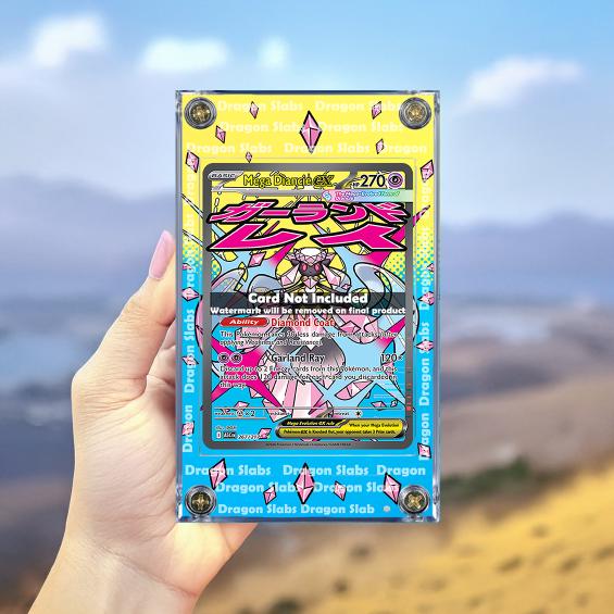 Pokemon Mega Diancie EX 267/217 SIR Ascended Heroes Extended Artwork Case
