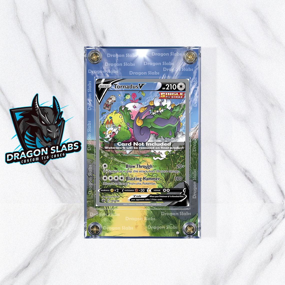 Pokemon Tornadus V 185/198 Chilling Reign Extended Artwork Case