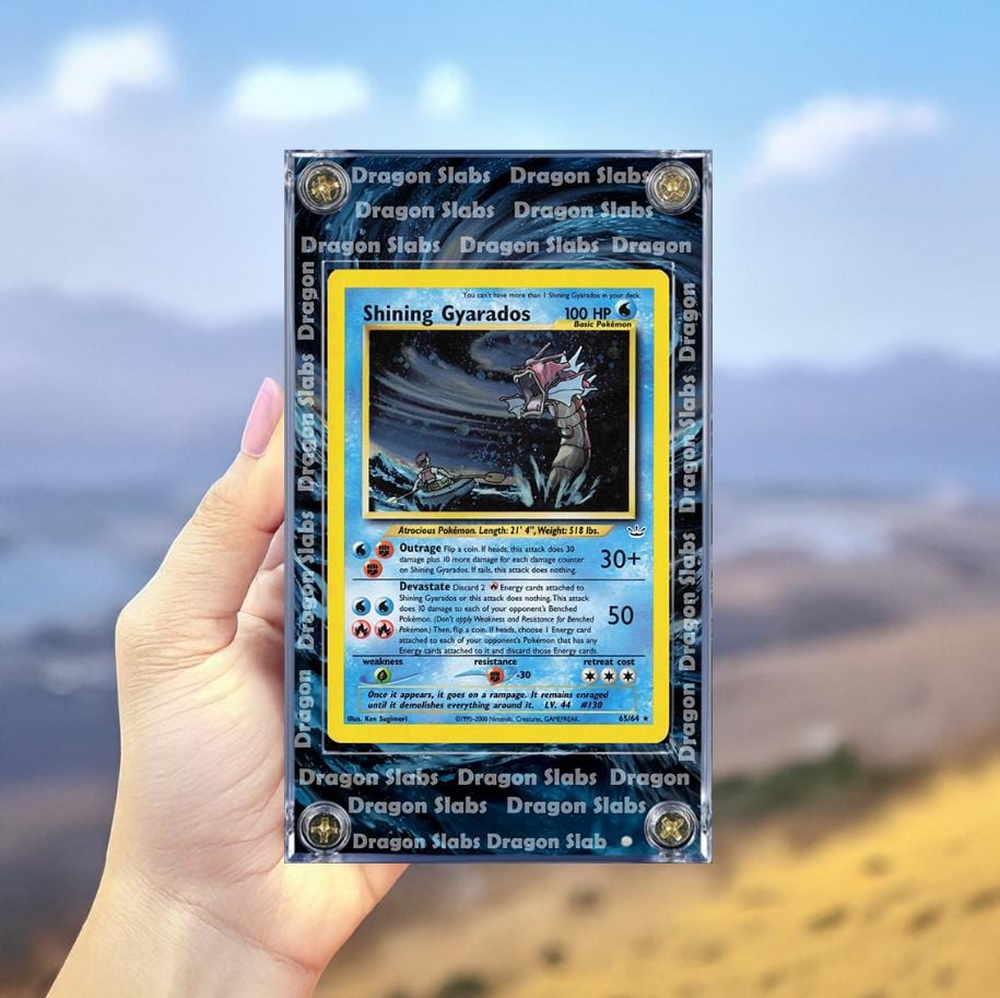 Pokemon Shining Gyarados 65/64 Neo Revelation Extended Artwork Case