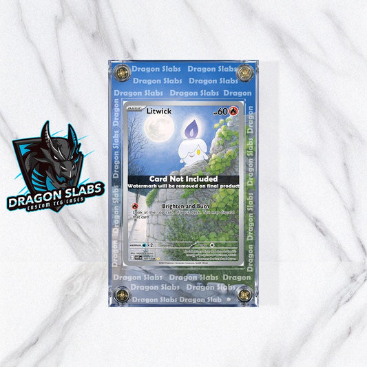 Pokemon Litwick IR 101/086 White Flare Extended Art Case