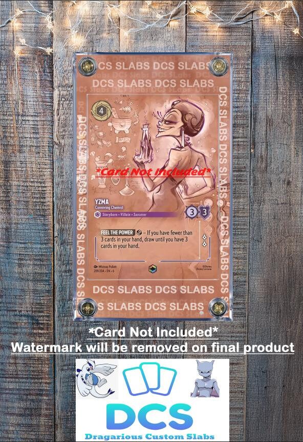 Disney Lorcana Azurite Sea Yzma Conniving Chemist 209/204 Enchanted Chapter 6 Custom Case