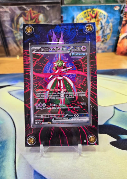 Pokemon Iron Valiant EX SIR 157/131 Prismatic Evolutions Extended Artwork Case