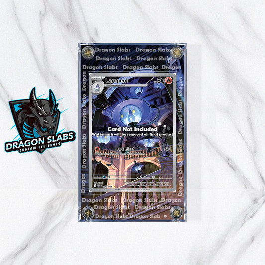 Pokemon Lampent 102/086 IR White Flare Extended Art Case