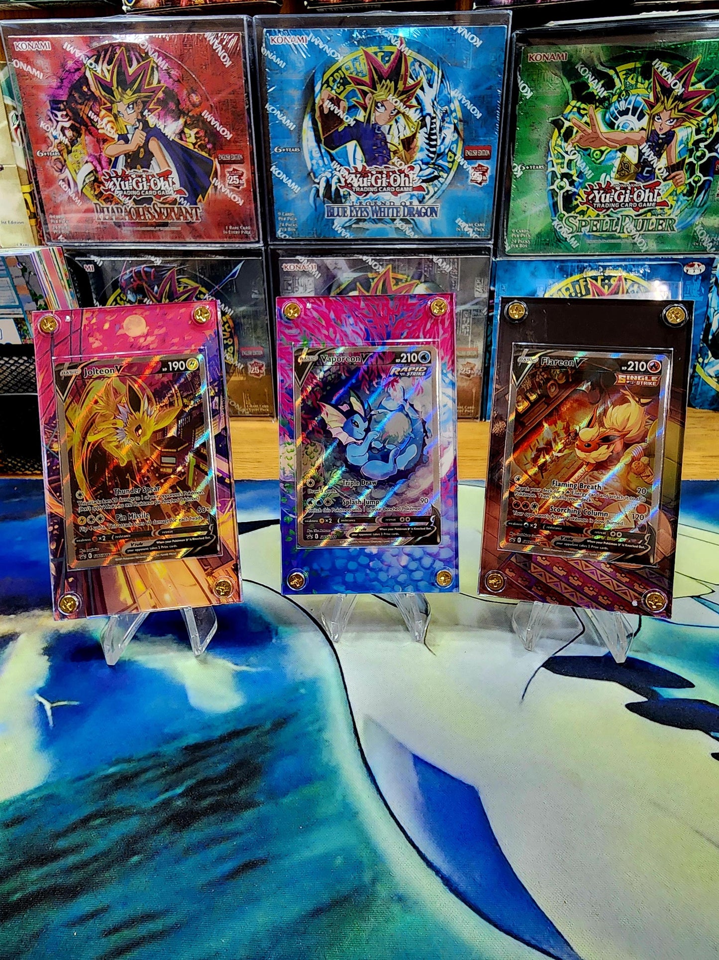 x3 Pokemon Jolteon Flareon Vaporeon V Alt Art SWSH179  SWSH181 SWSH183 Extended Artwork Cases