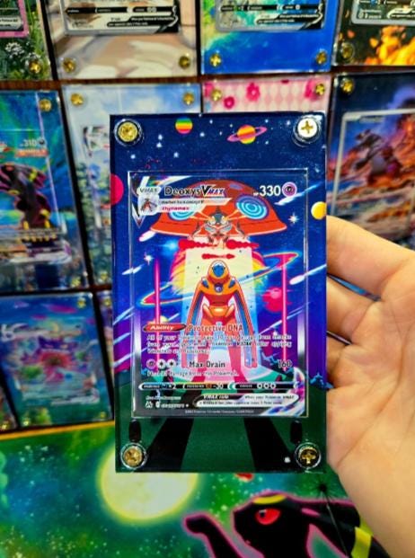 Pokemon Deoxys VMAX GG45/GG70 Crown Zenith Extended Art Case