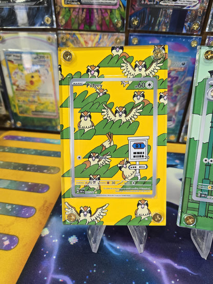 x3 Pidgey Pidgeotto Pidgeot EX 207, 208, 225/197 Obsidian Flames Custom Cases