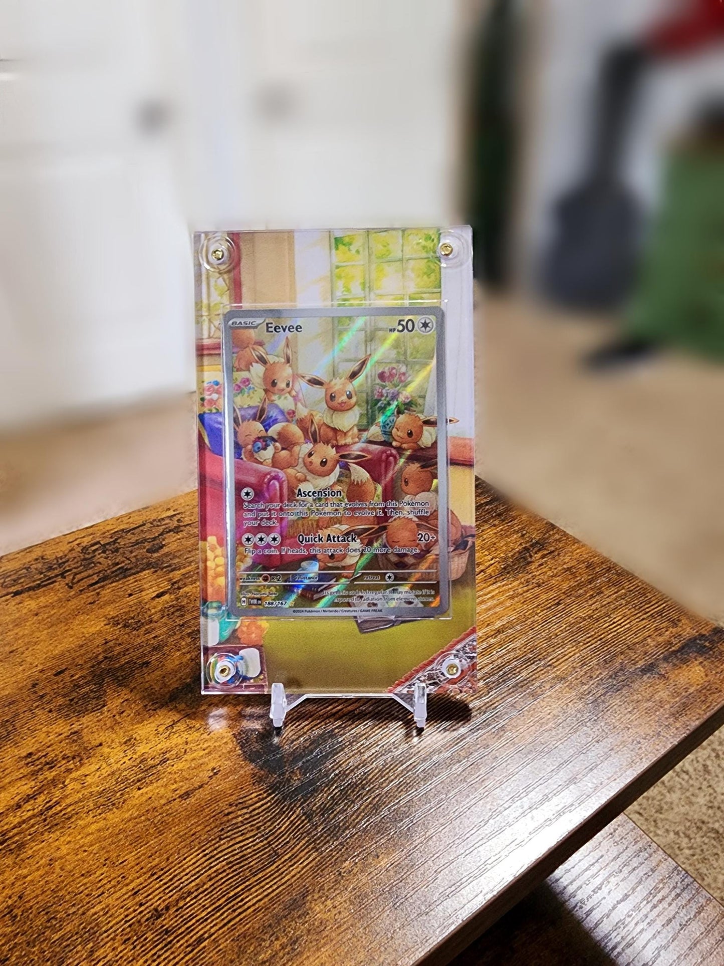 Pokemon Eevee 188 IR Twilight Masquerade Extended Artwork Case