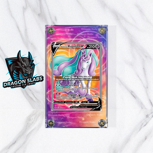 Pokemon Galarian Rapidash V 167/282 Chilling Reign Extended Artwork Case