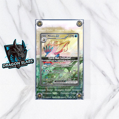 Pokemon Milotic EX 237/191 IR Custom Display Case from Surging Sparks Extended Artwork