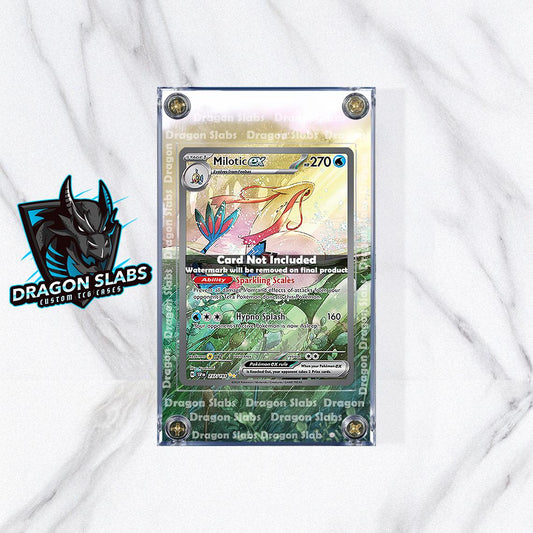 Pokemon Milotic EX 237/191 IR Custom Display Case from Surging Sparks Extended Artwork