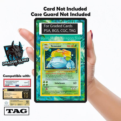 x3 Pokemon Bulbasaur Ivysaur Venusaur Base Set PSA bgs CGC tag Extended Artwork