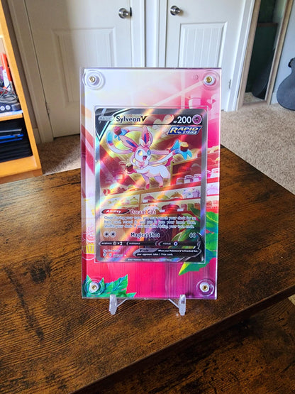 Pokemon Sylveon V Alt Art 184/203 SWSH Evolving Skies Extended Artwork Case