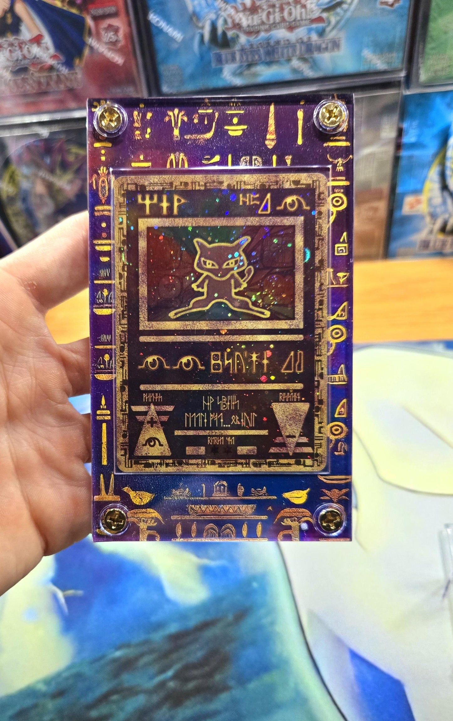 Ancient Mew Promo Custom Display Case from Pokemon Movie 2000 Extended Artwork