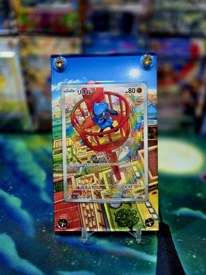 Pokemon Riolu AR 068/063 M1L Mega Brave Extended Art Custom Case
