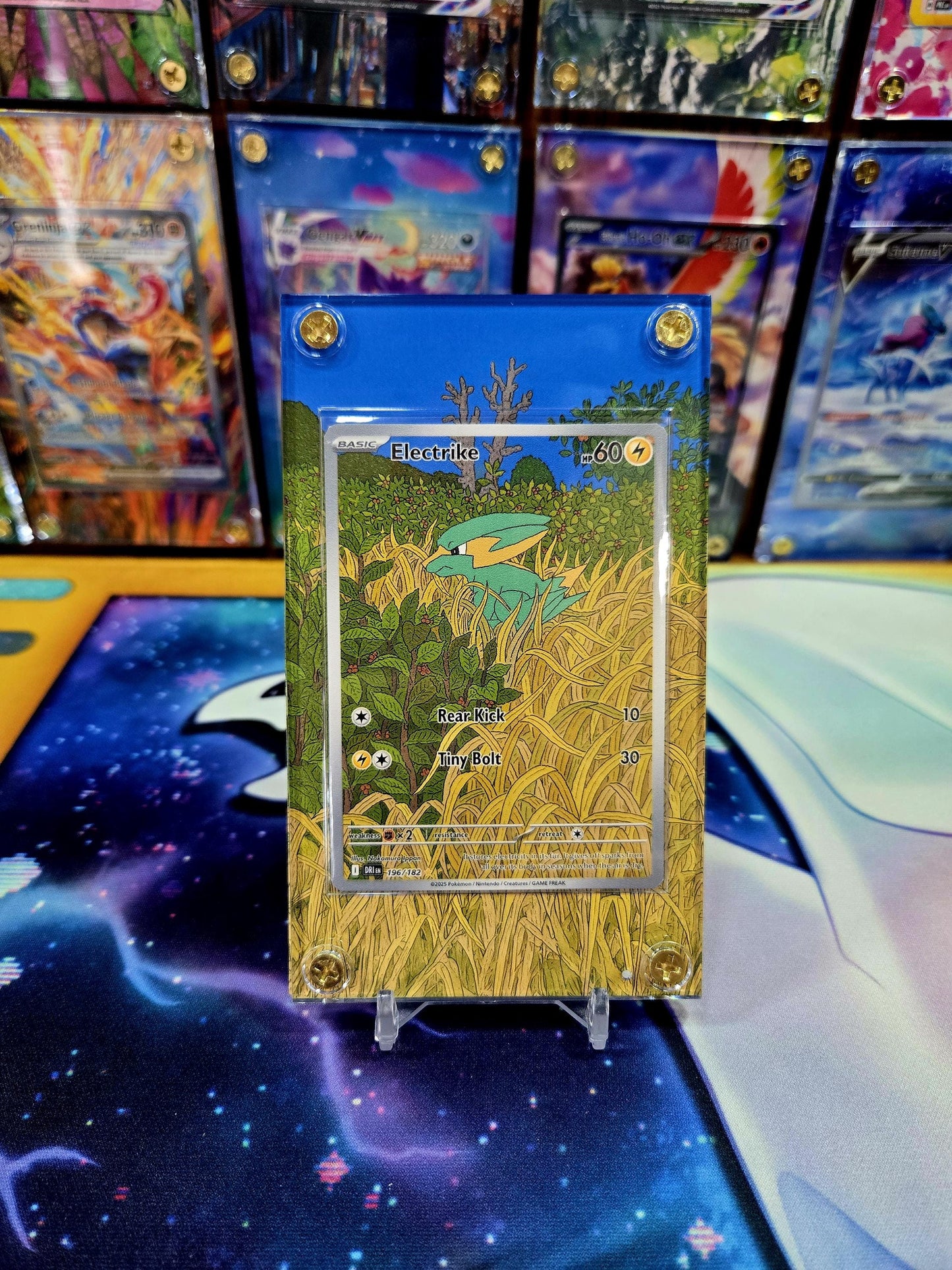 Pokemon Electrike 192/182 Destined Rivals Extended Art Custom Case