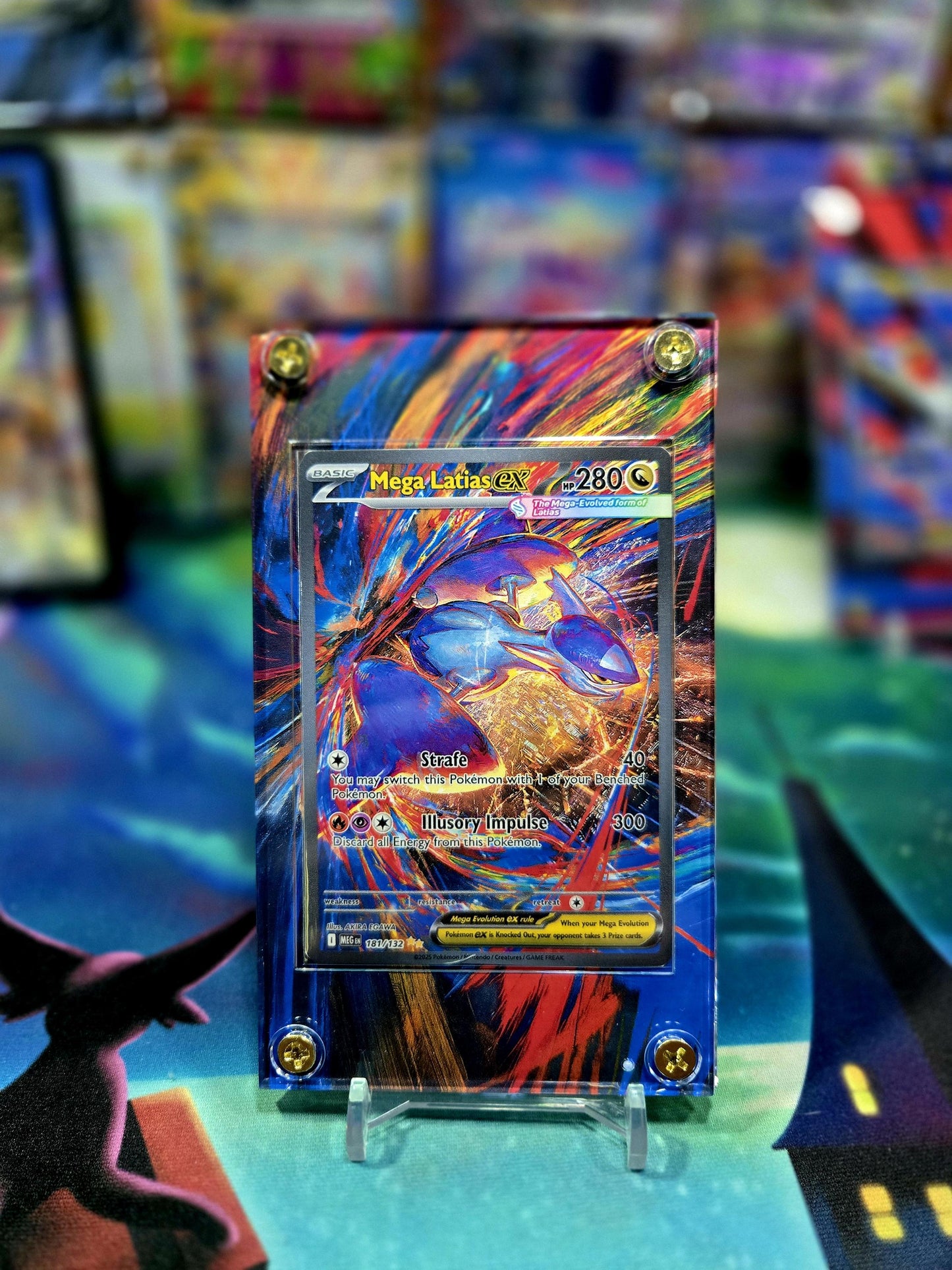 x2 Pokemon Mega Latias EX 181 163 Mega Evolution Extended Art Custom Cases
