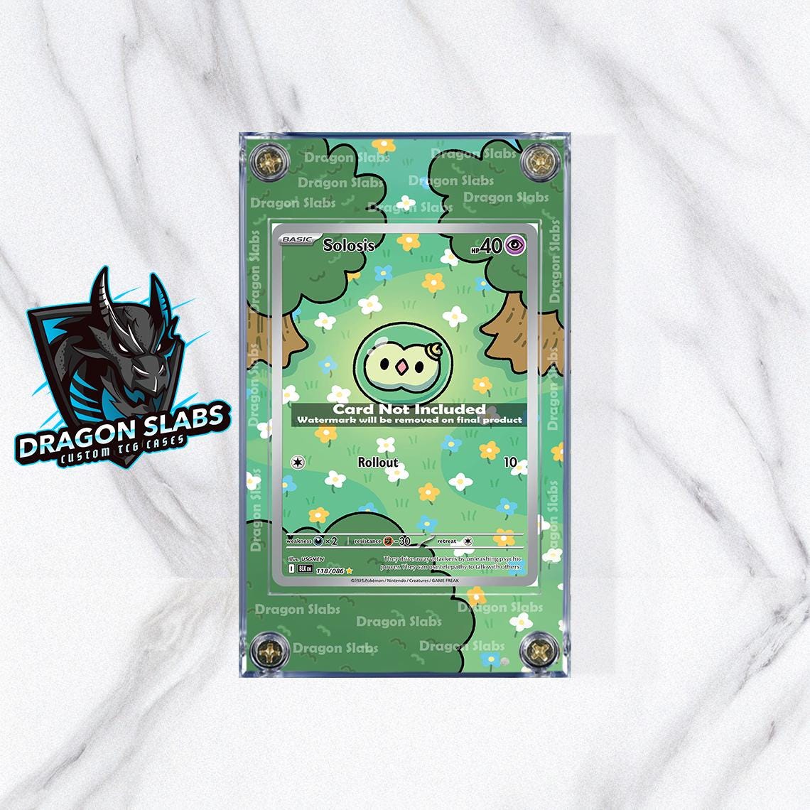 Pokemon Solosis IR 118/086 Black Bolt Extended Artwork Case