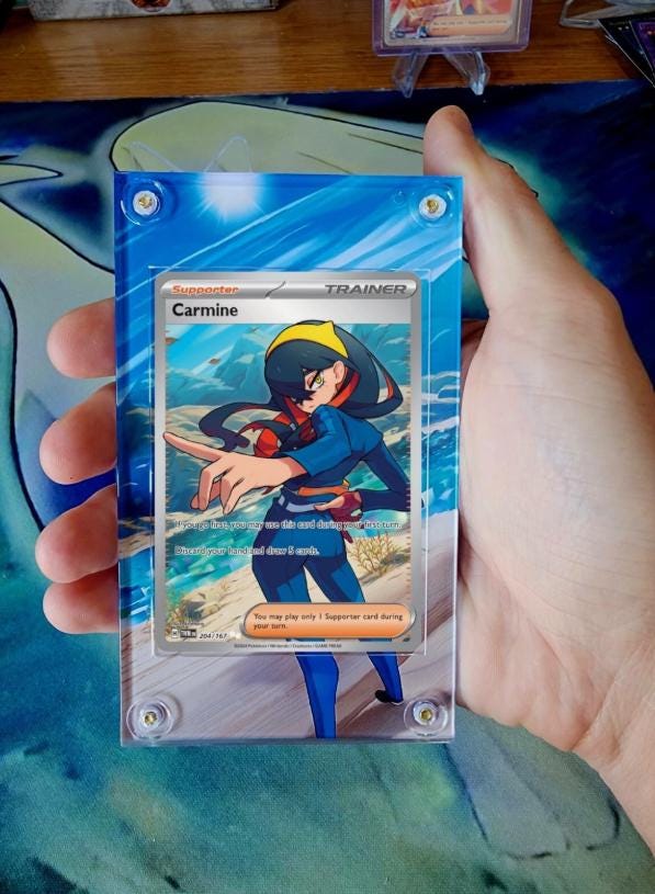 Pokemon Carmine 204 IR Twilight Masquerade Extended Artwork Case
