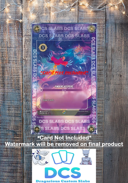 Disney Lorcana Shimmering Skies Finders Keepers 210/204 Enchanted Chapter 5 Custom Case