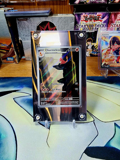 Pokemon Charmander, Charmeon, Charizard 151 Custom Display Cases Extended Artwork