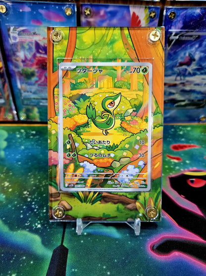 Pokemon Snivy AR 087/086 Black Bolt Extended Art Case