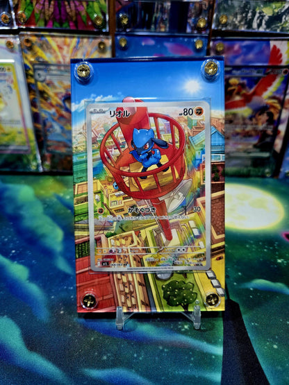 Pokemon Riolu AR 068/063 M1L Mega Brave Extended Art Custom Case