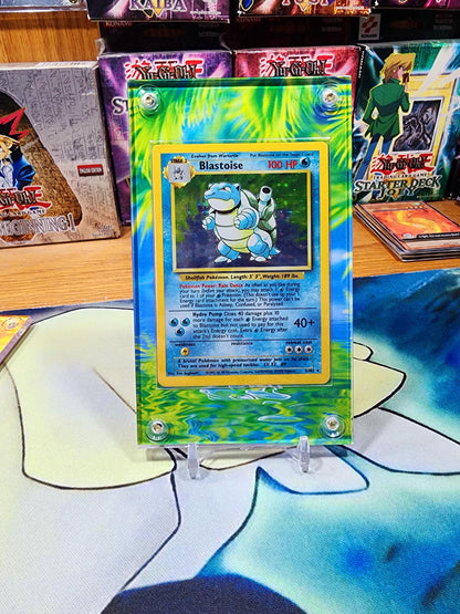 Pokemon Blastoise Base Set Extended Artwork Case