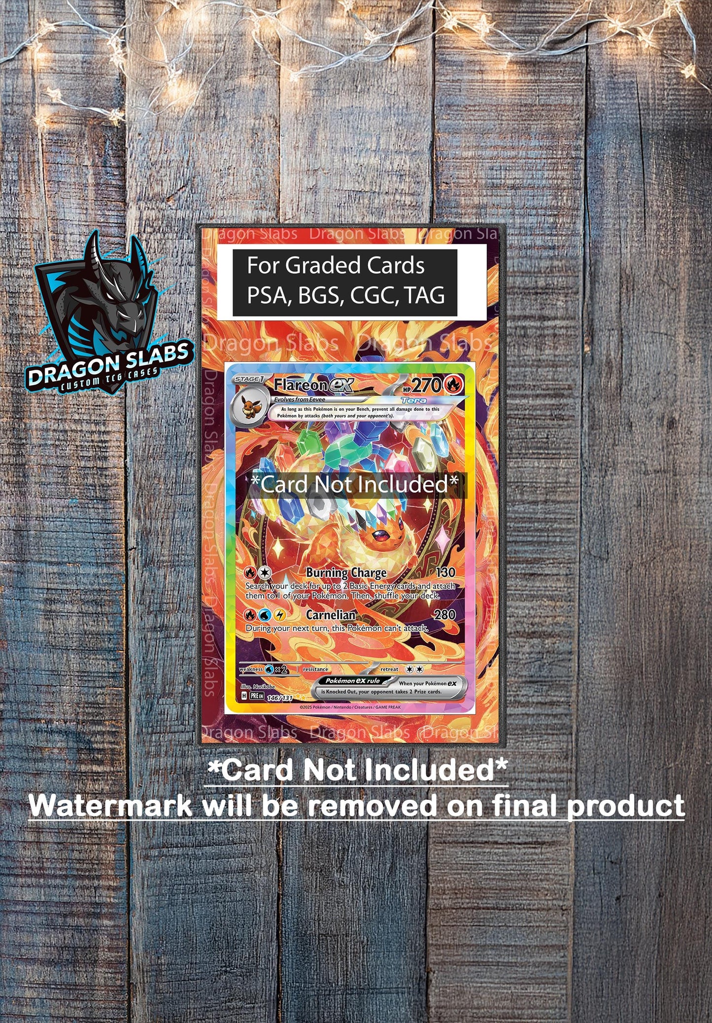 Flareon EX SIR 146 Prismatic Evolutions Psa Bgs Cgc Tag Extended Artwork Pokemon TCG