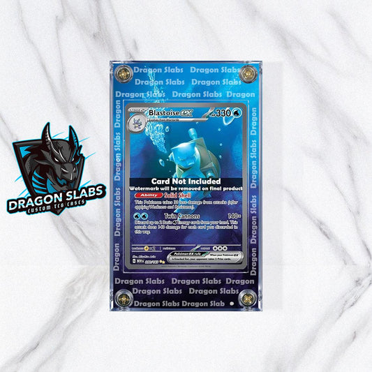Pokemon Blastoise EX 200 SIR 151 Extended Art Case Extended Artwork